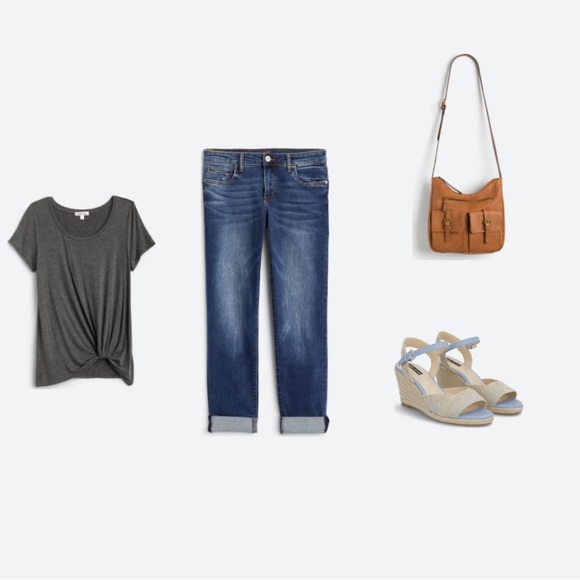 VIOLET & RED Micah Textured Wedge Sandal - Picture 6 of 6